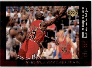 1999 Upper Deck Michael Jordan Career Collection The MJ Record Book # 50 BULLS