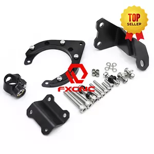 Kit de soporte de amortiguador de dirección CNC negro para MT07 FZ07 2020-2023 2021 - Imagen 1 de 8
