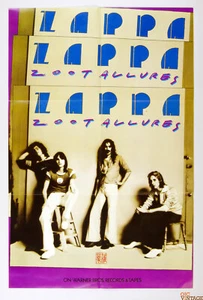 Frank Zappa Poster 1976 Zoot Allures New Album Promotion - Picture 1 of 1