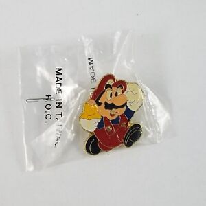 New Vintage Super Mario Bros Nintendo 1988 Enamel Pin Video Games Mario Star Run