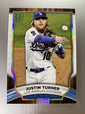 Justin Turner 2022 Topps Tribute #57 Los Angeles Dodgers - Image 1 of 2