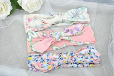 3PCS Girls Kids Baby Toddler Turban Knot Rabbit Headband Bow Hairband Head Bands - image 1 of 4