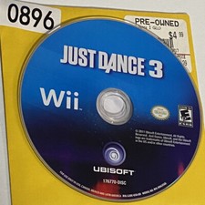 Just Dance 3 - Nintendo Wii, 2011) ***DISC ONLY READ