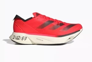 Size 12 Adidas Adizero Adios Pro 3 "Scarlet Black" Red Running Shoes ID3634 - Picture 1 of 6