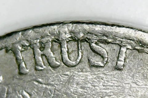 1973 D Nickel Cud Die Deterioration Error 5 Cent Jefferson Coin Cover