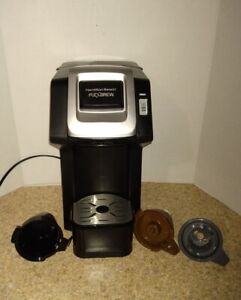 Hamilton Beach FlexBrew Single Serve Coffee Maker Pods Ground EUC Filter 