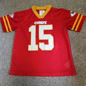 Kansas City Chiefs Patrick Mahomes #15 NFL Jersey Boys Size Medium (8) - Picture 1 of 5