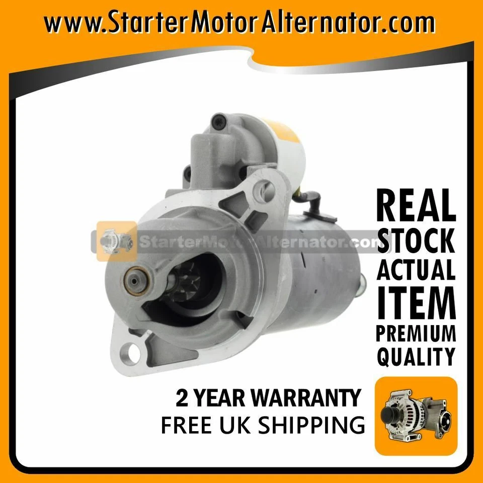 fits VW CARAVELLE. TRANSPORTER 1.6, 1.7 DIESEL 1985-1990 STARTER MOTOR - Image 1 of 4