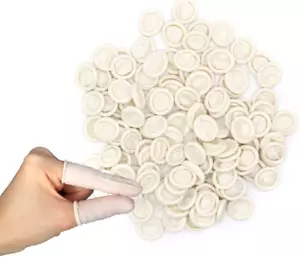 Disposable Latex Finger Cots,350 Pcs,Medium anti Static Rubber Fingertip - Picture 1 of 1