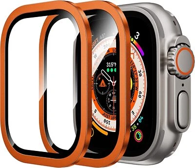 2-Pack For Watch Ultra 49mm 2022 Tempered Glass Screen Protector Full Coverage - Imagem 1 de 4