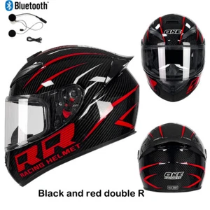 DOT Bluetooth Full Face Motorcycle Helmet Bike Motorbike Cruiser Helmet - Bild 1 von 40