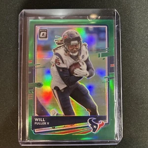 🔥Will Fuller V 2020 Donruss Optic #44 Green Refractor 1/5 *BOOKEND* - Picture 1 of 3