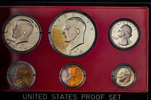 1974-S US MINT PROOF SET UNC NICE TONED BU GEM CHOICE COLOR #5 (DR) Cover