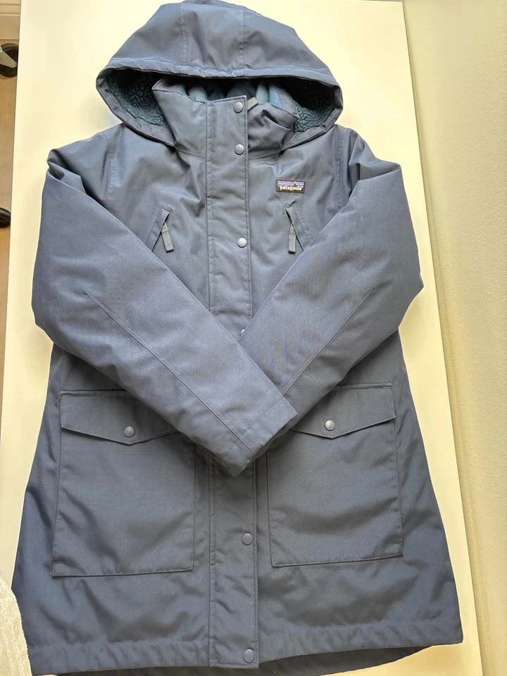 Abrigo/Chaqueta Patagonia - Parka Azul Marino con Forro Abombado Extraíble | Talla XL Foto 1 de 1