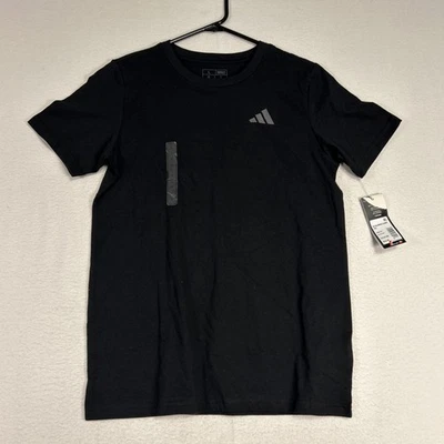 Camiseta Adidas Juvenil Grande 14 16 Negra Borrosa Camuflada Nueva Con Etiquetas Gráfico Trifolio Nueva Con Etiquetas Foto 1 de 4