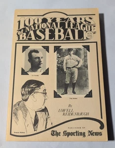 The Sporting News 100 Years of National League Baseball 1876-1976 Paperback Book - Picture 1 of 3