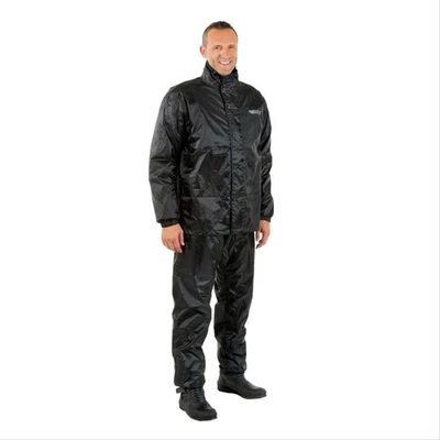 GERMOT REGENJACKE/HOSE SET SCOOT SCHWARZ-GELB IM BEUTEL - Bild 1 von 3
