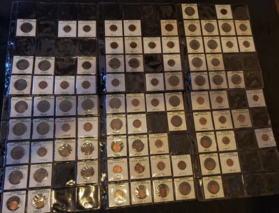 World coin lot German Cold War Era, 2 Pfennig, 85 Coins of various years / mints - Image 1 of 4