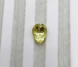 Natural Good Quality Yellow Beryl Pear Cut Loose Gemstone 5*7 MM 0.60 CT - Picture 1 of 6