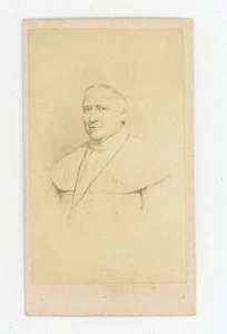 PHOTO CDV vers 1860, le Pape Pie IX / Pio IX d'après dessin Pannier Fils Paris - Picture 1 of 2