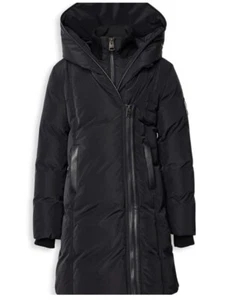 Mackage Girls Black KAY Down Coat Signature Mackage Collar. Size 14 New - Picture 1 of 10