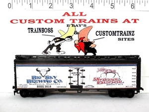 HO SCALE CUSTOM LETTERED BIG SKY MOOSE DROOL BEER REEFER.🍺🍺🍺🍺 - Picture 1 of 13