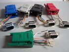 Lot Of 64 Pakages 5 Assorted Colors Db9 Male To Rj45 Adapter Kits (Lot # 56012)