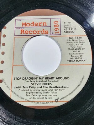 Stevie Nicks 1981 Kind of Woman / Stop Draggin' My Heart Around VG F41 - Image 1 of 2