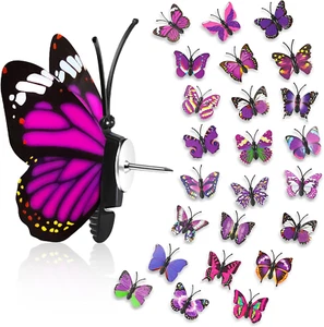 Butterfly Thumb Tacks Decorative Push Pins Butterfly Push Pins Colorful(36 Pack) - Picture 1 of 8