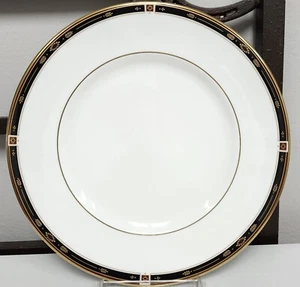 Lenox Fine China REGENCY BLACK Dinner Plate BRAND NEW Never Used - Picture 1 of 3