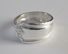 Sterling Silver Spoon Ring - 1924 Towle / Louis XIV - size 8