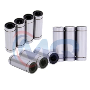 10*New LM10LUU 10mm Long Linear Motion Bearing Ball Bushing 10x19x55mm CNC Parts - Picture 1 of 5