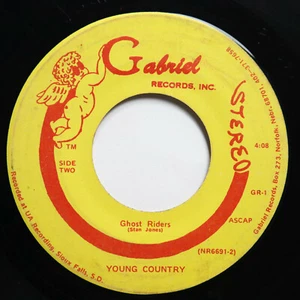 YOUNG COUNTRY - GHOST RIDERS / BLIND WILLIE HARPER - OBSCURE COUNTRY 45 - Imagen 1 de 2