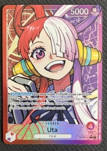 Uta OP06-001 Leader Alt Art One Piece Trading Card Game - Picture 1 of 9