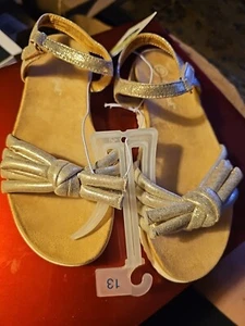 Cat & Jack Kinder Sandalen Karisa Gold Größe 13 - Bild 1 von 5