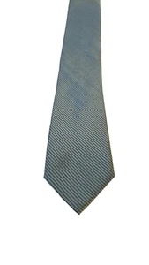 Calvin Klein Men's Neck Tie Woven Green Striped 100% Silk 59 x 3 ck NWOT - Picture 1 of 11