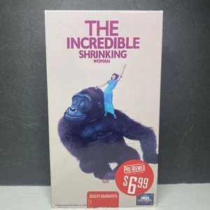 The Incredible Shrinking Woman VHS Tape 1981 Original MCA Horror Cult Movie Film - Picture 1 of 7