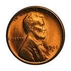 1946 S Lincoln Wheat Cent Choice BU 1c brillant non circulé OBW superbe détail