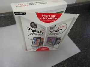 Adobe Photoshop Elements 3.0 PLUS Adobe Premiere Elements, for XP NEW SEALED! - Picture 1 of 9