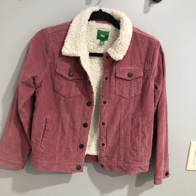 Chaqueta de Pana Dip Denim Rosa Botones a Presión Niñas Talla L (12-14)  Foto 1 de 4