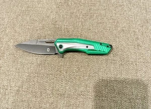 Wartech NASCAR Driver 0 Green Folding Knife - Picture 1 of 2