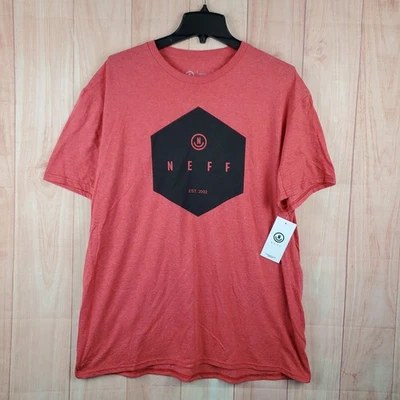 Camiseta Neff Para Hombres XL Insignia Logo Gráfico Geométrico Algodón Uso Diario Foto 1 de 4