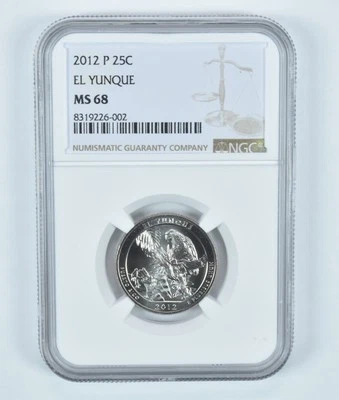 2012-P Washington Quarter El Yunque America The Beautiful MS68 NGC - Image 1 of 4