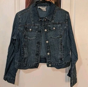 Jessica Howard Damen Denim Jeansjacke mit Taschen Petite Small Medium Wash - Bild 1 von 5