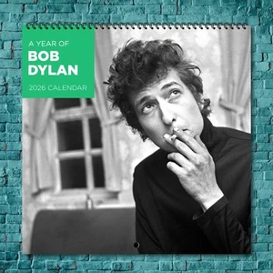 Bob Dylan 2026 Hollywood Stars Kalender, 12 Monate Wand Wandkalender - Bild 1 von 4
