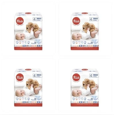 Trudi Pannolini Pacco Scorta Dry Fit Misura 4 - 5 - 6 (4 confezioni x Taglia) - Immagine 1 di 3