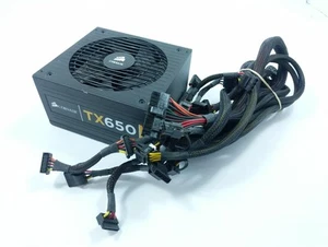 Corsair TX650 75-001315 650W ATX 20+4 Pin PSU Power Supply - Afbeelding 1 van 1