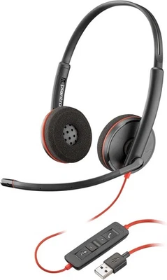 Plantronics Blackwire C3220 Cuffie USB Stereo Nero  - Immagine 1 di 3