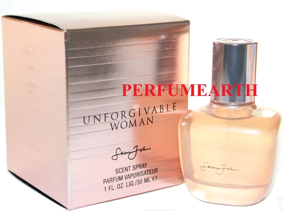 UNFORGIVABLE WOMEN 1.0 OZ PERFUME SPRAY POR SEAN JOHN Y NUEVO EN CAJA ABIERTA Foto 1 de 1