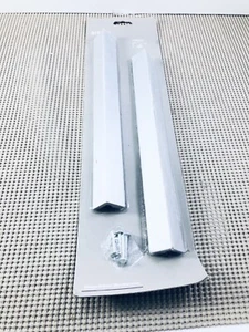 Ikea Bitnik 600.571.40 Aluminum Brush Nickel Door Handle 11 3/8 Inches NEW - Picture 1 of 8